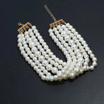 Pearl Beaded Necklace for Women Multilayer Choker Trend Chain Collares On The Neck Chokers Female Party Accessories