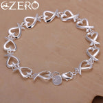 925 Silver Bracelets for Women Wedding Lady Cute Noble Pretty Jewelry Fashion Nice Chain Hot Gifts