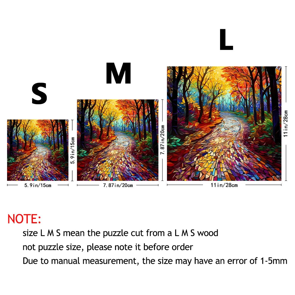 Forest Path Wooden Puzzle