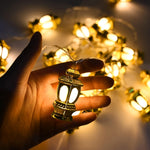 Ramadan Eid String Light 20 LEDs Mubarak Decorations Lantern