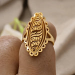 Rings for Women Gold Color Fashion Jewelry Rings Woman Girl, Arab Jewelry Symbol of Wealth