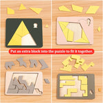 Kids Logical Thinking Training Wooden Puzzles