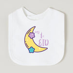 Moon Star My First Ramadan Baby Bibs Boys Girls Cotton Bib Newborn Saliva Bib Eid Mubarak Muslim Islamic Festival Keepsake Gift