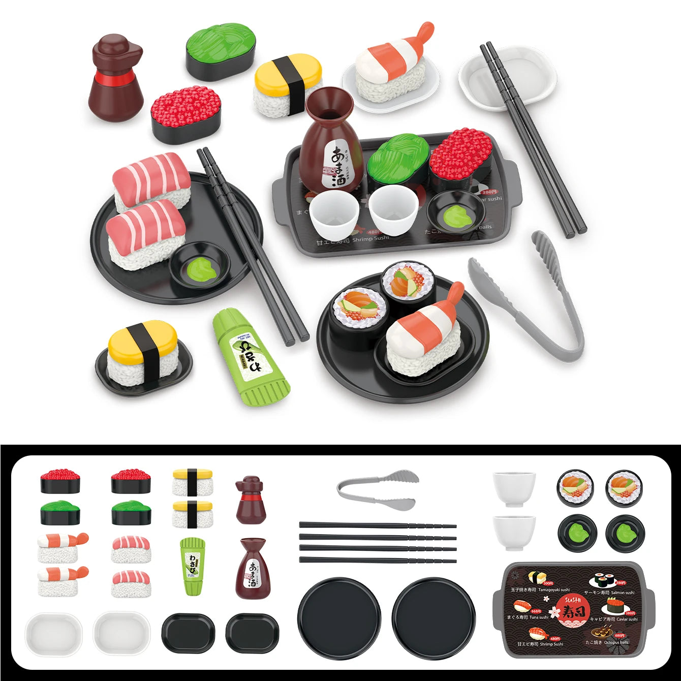 Children's kitchen food, toy sets