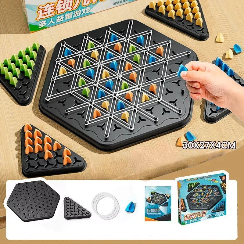 Triangle Link Chess Puzzle Toy