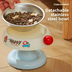 Pet Feeding Mat-Absorbent Pet high feet bowl with Waterproof Rubber Backing Quick Dry Water Mat for Dog Cat supplies