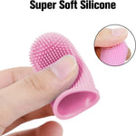 Dog Super Soft  pet Finger Toothbrush Teeth Cleaning Breath Care Nontoxic Silicone Tooth Brush Cat dog toothbrush pet products