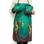 Ramadan Mubarak cooking baking apron pot holder Oven mitt Eid al-Fitr Muslim Islamic Kareem Suhoor Iftar kitchen decoration gift