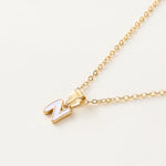 Name Initial Necklace For Women Simple Enamel A-Z Alphabet Pendants Choker Letter Necklaces Fashion Clavicle Chain Jewelry Gifts