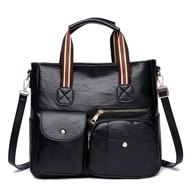 Women's Handbag Women's Shoulder, Fashion Purse Vintage Leather Bag.
