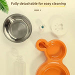 Pet Water Dispenser for Cats and Dogs, automatic Water Storage Pet Food Bowl