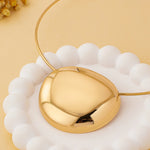 Women's Necklace, Smooth Geometric Exaggerated Fashion Minimalist, Suitable for Daily and Vacation Wear