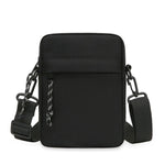 Messenger Sling Bags For Men Casual Canvas Small Zipper Crossbody Pouch.