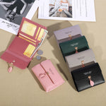 Trifold Clutch Coin Purse, Minimalist Credit Card Holder