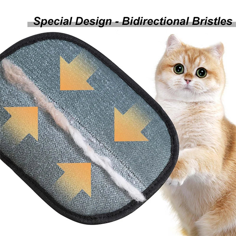 Pet Hair Remover Electrostatic Gloves, New Pet Hair Removal Glove For Cats & Dogs