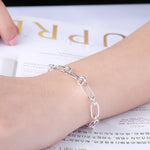 Bracelet For Women Chain 925 Sterling Silver Wedding Gift Fashion Luxury Jewelry Christmas Gifts