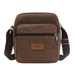 Men's Shoulder Bag Business Leisure Large Capacity Portable Handbag Zipper Multi Layer Waterproof Crossbody Bags
