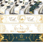 Ramadan Decor Table Runner EID Mubarak Decoration For Home Tablecloth Ramadan Kareem Islamic Muslim Party Eid Al Adha Gifts