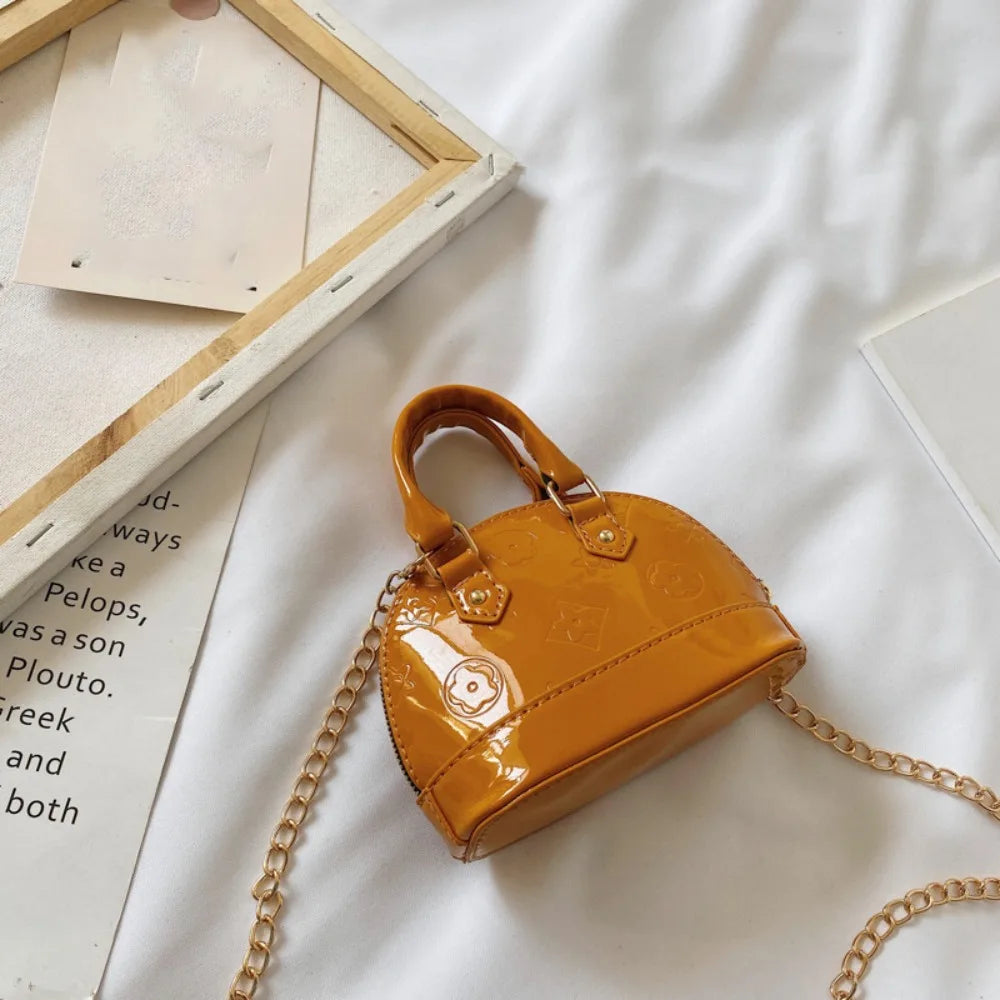 Kids Stuff Fashion Handbag Mini Shoulder Small Satchel Coin Wallets Little Girls Chain Crossbody Bag.