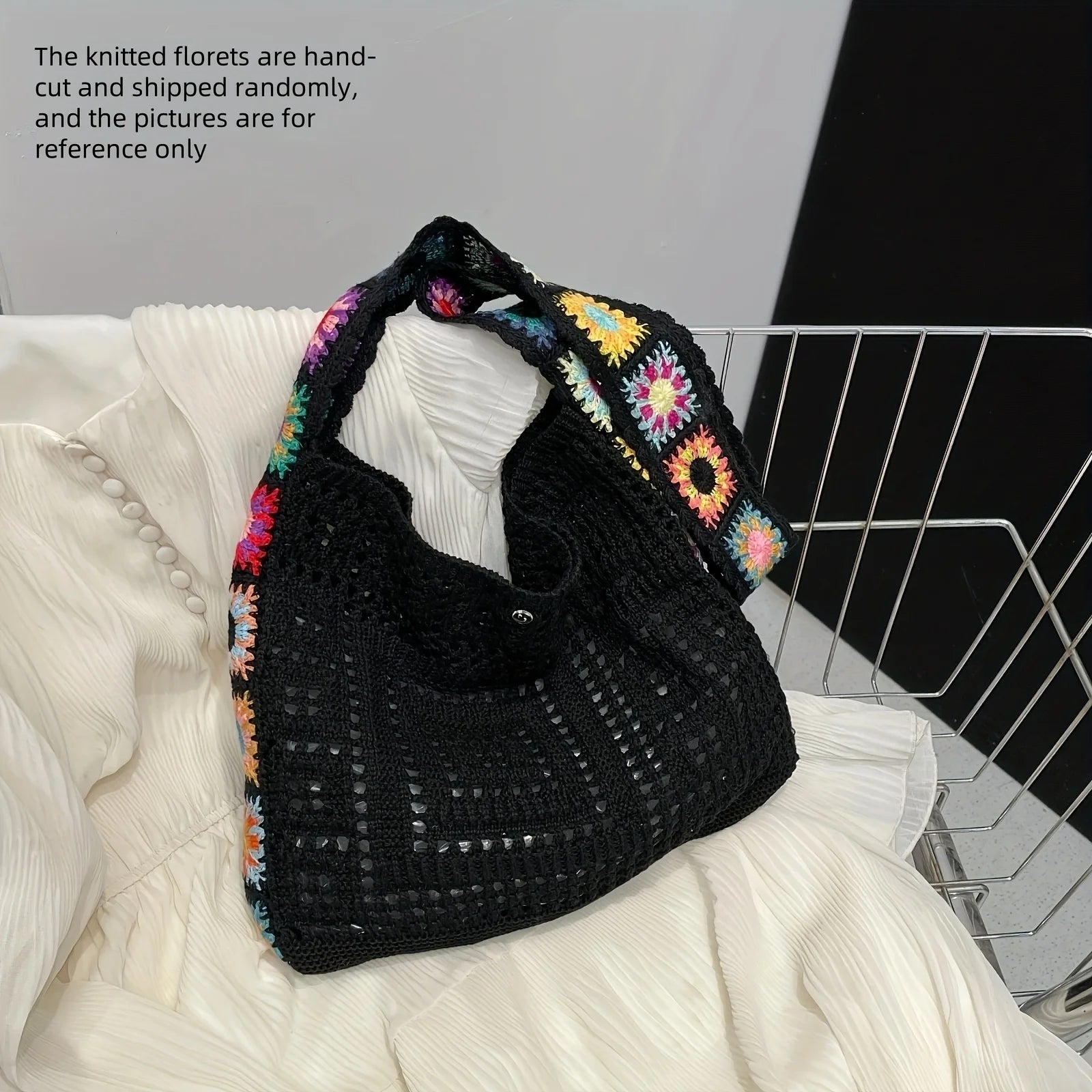 Women Handbag Fashionable Knitted Bag, Crossbody Bag, Shoulder Bag.
