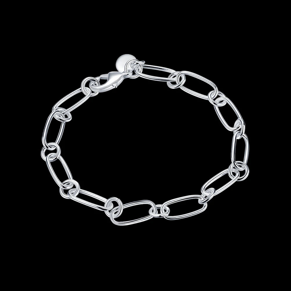 Bracelet For Women Chain 925 Sterling Silver Wedding Gift Fashion Luxury Jewelry Christmas Gifts