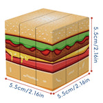 Magic Cube 3D UV Hamburger puzzle
