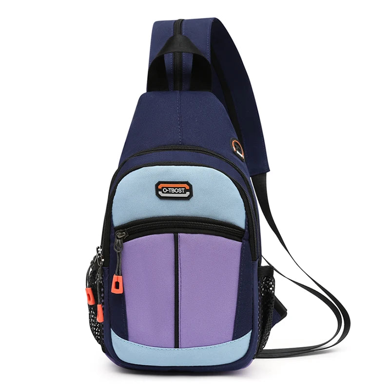 Chest Bag For Men and Women With Two Shoulder Backpack.