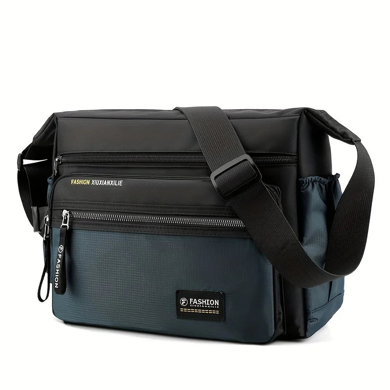 Multifunctional Crossbody Bags for Men, Nylon Waterproof Shoulder Bag, Luxury Design