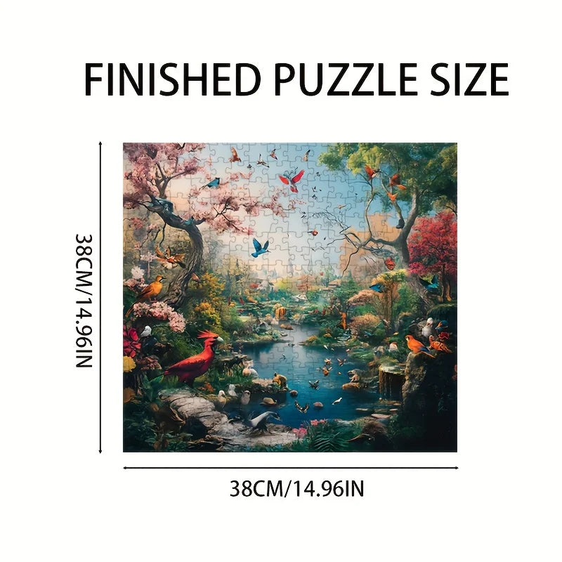 Mini Size Puzzle 1000 Pieces Flower and Bird World Art