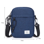 Simple Mini Crossbody Handbags Bag Men's Nylon Shoulder Side Bag for Men.