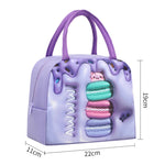 Kids Lunch Bag For School Portable Thermal Bag Children Cartoon Insulated Lunch Bag.