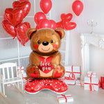 Valentine's Day Balloon Teddy Balloons Cartoon Animal Bear