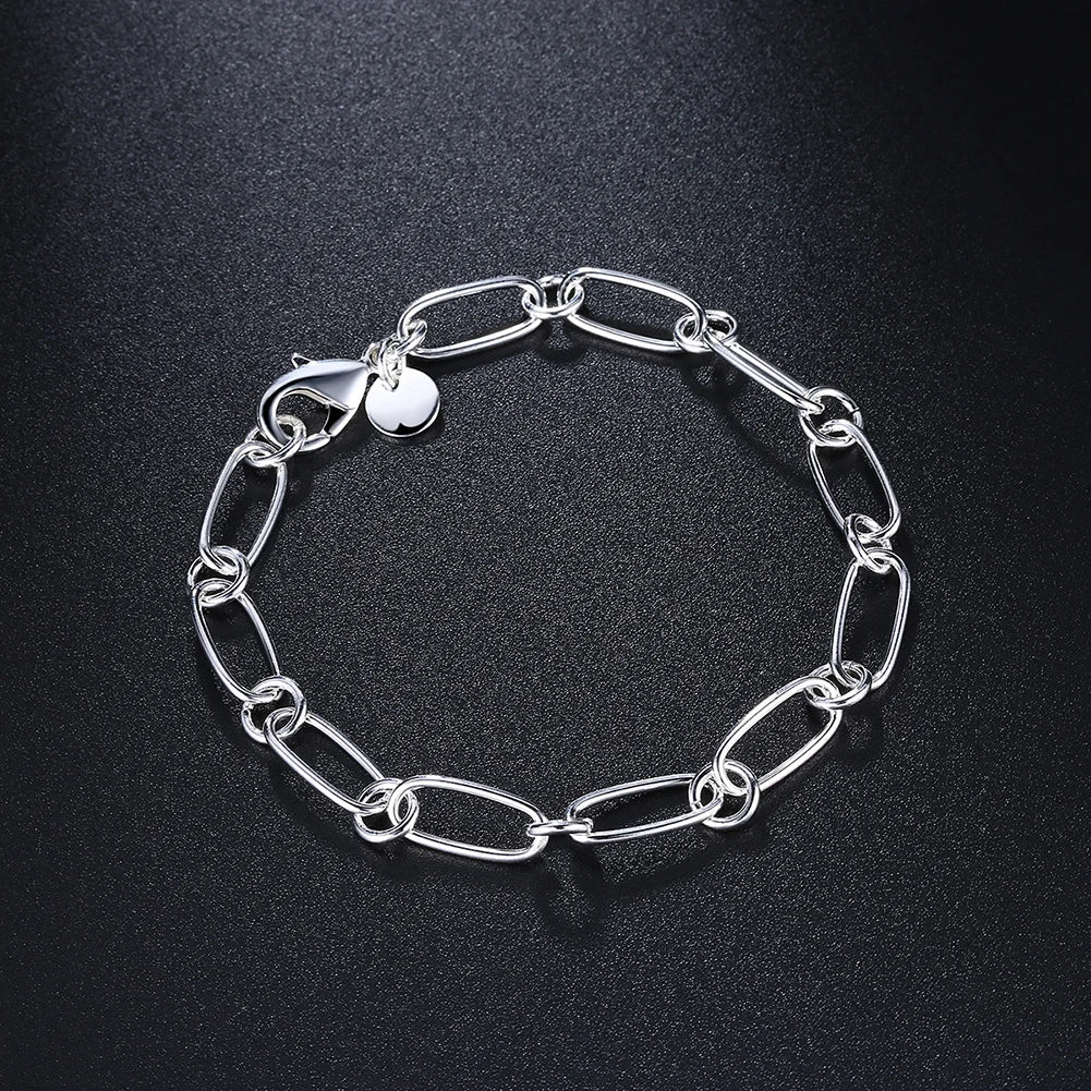 Bracelet For Women Chain 925 Sterling Silver Wedding Gift Fashion Luxury Jewelry Christmas Gifts