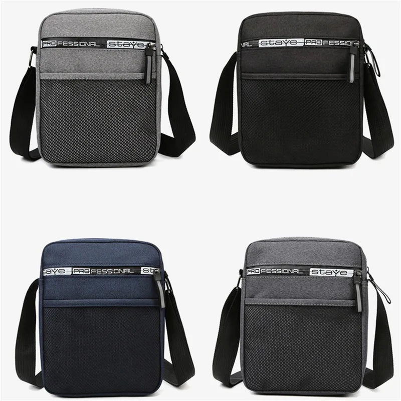 Men's Waterproof  Messenger Bag Crossbody Shoulder Bags Fashion Oxford Casual Handbags For Work Business Satchel Purse Handbag