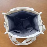 Small Canvas Tote Bag with Pockets Crossbody Bags for Women.