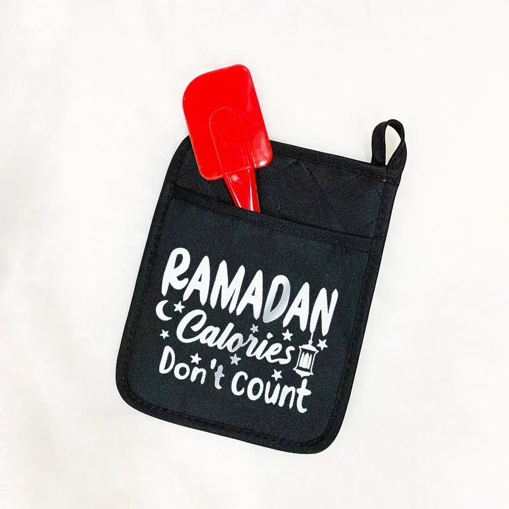 Ramadan Mubarak Pot Holder Eid Mubarak Gift Islamic Ramadan Kareem Iftar Suhoor Kitchen Gift Eid Al Adha Cookies Decoration Gift