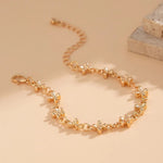 Cross Chain Necklace Bracelet Earrings for Women, Gold/Silver Trendy Dainty Design Jewelry Gifts for Her