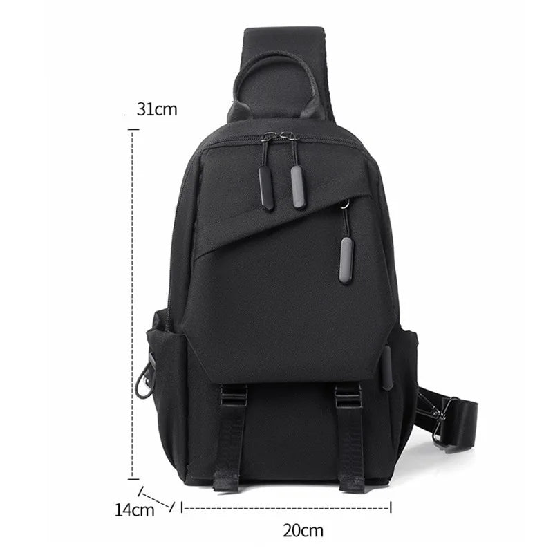 New Chest Bag for Men Fashion Crossbody Single Shoulder, Men Handbag Outdoor Crossbody Gym Bags Messenger Pack