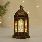 Ramadan Decoration LED Star Moon Candlestick Lamp