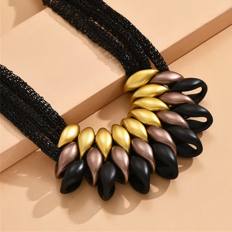 Choker Necklace Jewellery for Women Multilayer Short Collar Women's Clothes Accessories
