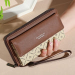 Classic Men's Faux Leather Wallet, Double Layer with Snap Closure.