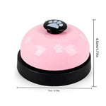 Pet Toy Training Dinner Small Bell Footprint Dog Toys for Teddy Puppy Pet Call Puppy Accessories Pet Toys