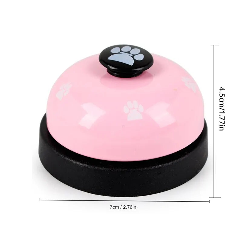 Pet Toy Training Dinner Small Bell Footprint Dog Toys for Teddy Puppy Pet Call Puppy Accessories Pet Toys