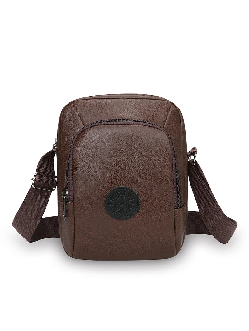 Trendy and Fashionable Men's Crossbody Bag, Versatile Retro Men's Shoulder Bag.