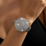 Jewelry Accessories Exaggerated Rhinestone Bangle Shiny Luxury Glitter Bracelet.