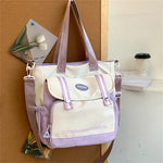 Women's Tote Bag, Large Capacity Daily Handbag, Travel Bucket Shoulder Bag.