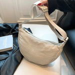Women's Nylon Dumpling Bag, Large Capacity Crossbody Shoulder Bag.