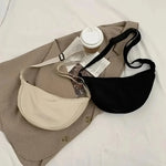 Women's Nylon Dumpling Bag, Large Capacity Crossbody Shoulder Bag.