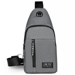 New Men Shoulder Bags Chest Bag Multifuncional Crossbody Bags Travel Sling Bag