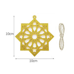 Ramadan Hanging Decoration Acrylic Eid Mubarak Moon Star Lantern